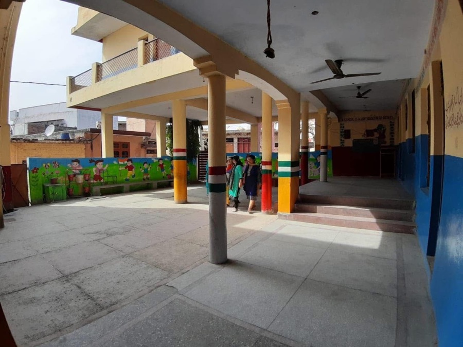 School courtyard and verandah